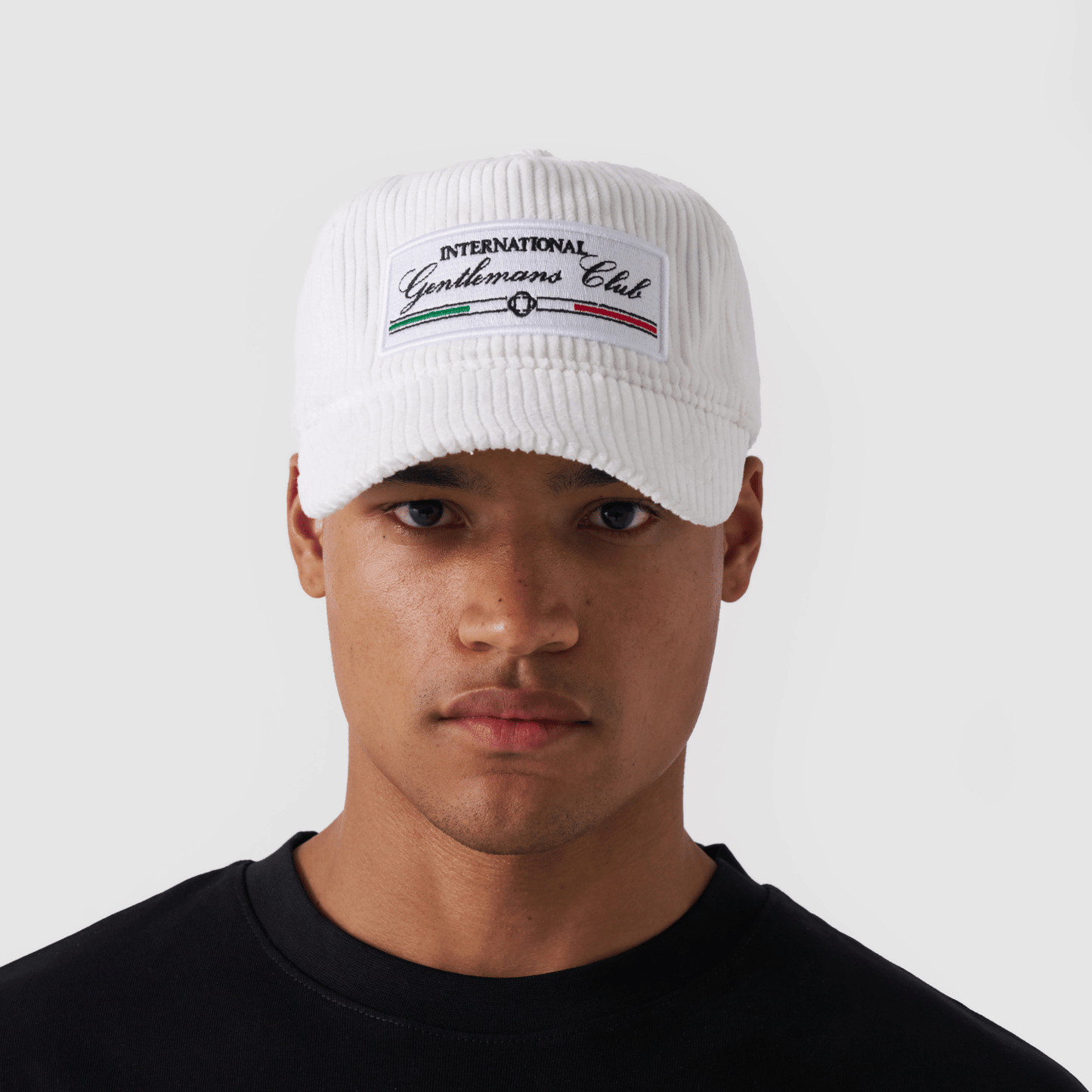 Italian Gentleman's Club Hat - Cord (White)