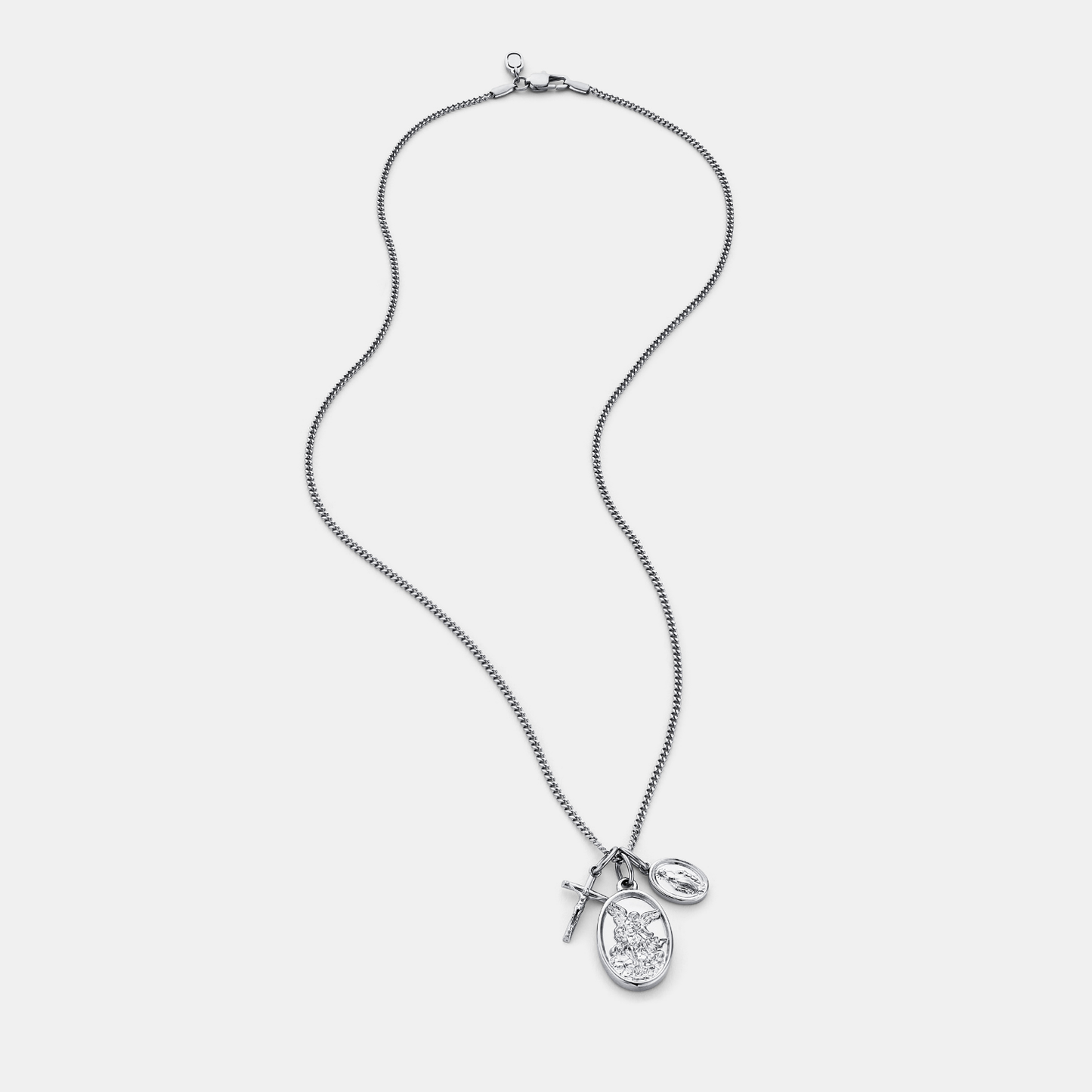 Jesus & Mary (Silver)